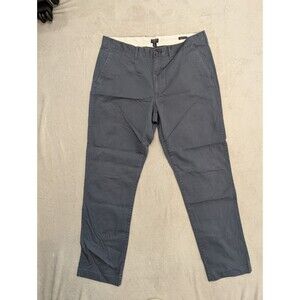 J Crew Flex Chino Pants Mens 34x32 Gray Slim Casual Everyday Formal Office
